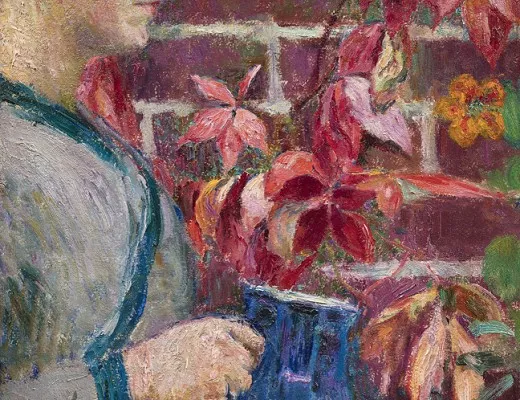 Femme à la cruche bleue